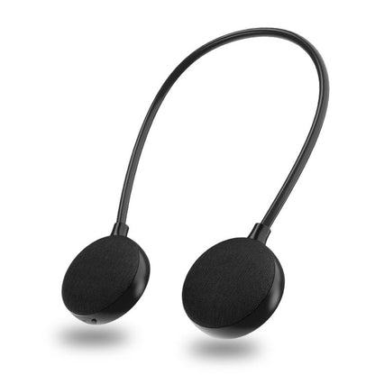 Avelena | ROCKMIA EBS-906 Nackenband Bluetooth Lautsprecher wasserdichter Musikspieler mit integriertem Mikrofon (Schwarz)