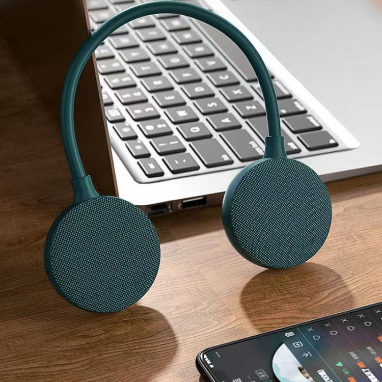 Avelena | ROCKMIA EBS-906 Nackenband Bluetooth Lautsprecher wasserdichter Musikspieler mit integriertem Mikrofon (Schwarz)