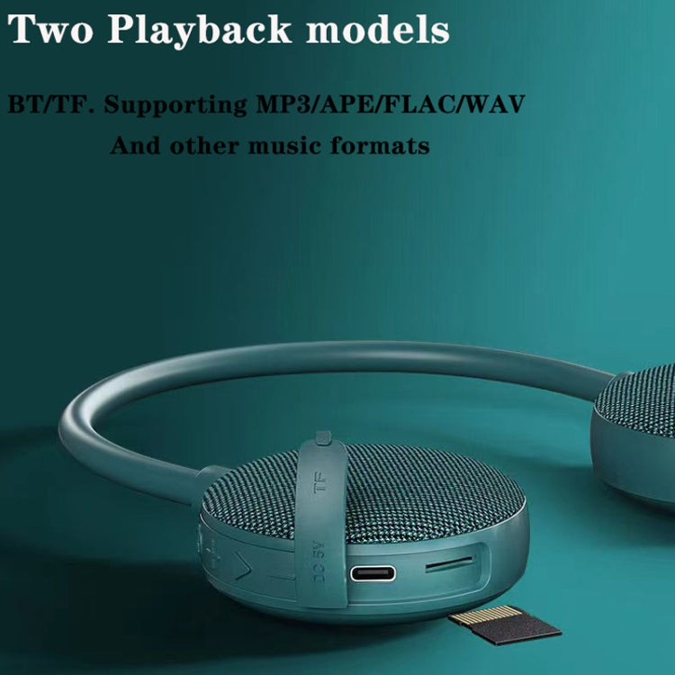 Avelena | ROCKMIA EBS-906 Nackenband Bluetooth Lautsprecher wasserdichter Musikspieler mit integriertem Mikrofon (Schwarz)