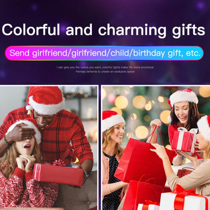 Avelena | Home LED Magic Ball Lichter Bounce Ambient Lampen Raum Sound Lichter Bälle, Farbe: Lade Modell Schwarz (RGB Farbige 5W)