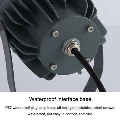 Avelena | COB LED Außen-Flutlicht – Wasserdichter verstellbarer Scheinwerfer für Gärten, Werbetafeln & Außenbeleuchtung (7 Farben, 20W)