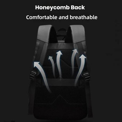 Avelena | WEPOEWR Herren 14-Zoll Laptop Rucksack Wasserdicht Große Kapazität Business Pendler Rucksack (Schwarz)