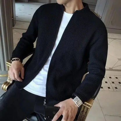 Avelena | Herren-Strickjacke mit Reißverschluss