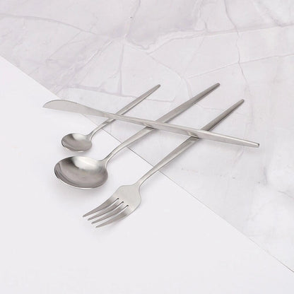 Avelena Minimalistisches Edelstahl Besteckset für Ihr Zuhause