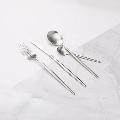 Avelena Minimalistisches Edelstahl Besteckset für Ihr Zuhause