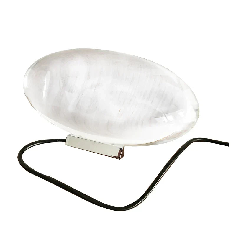 Avelena | Kristall-LED-Tischlampe "Auge des Himmels" – Italienische Designer-Nachttischprojektorlampe für Wohn- und Schlafzimmerdekoration