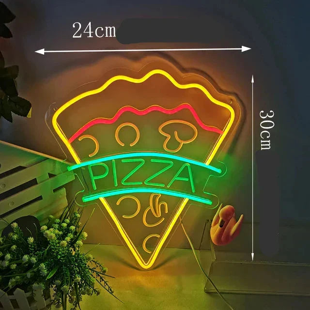 Avelena | Quickbite Fastfood Neonlicht Nachtlampe