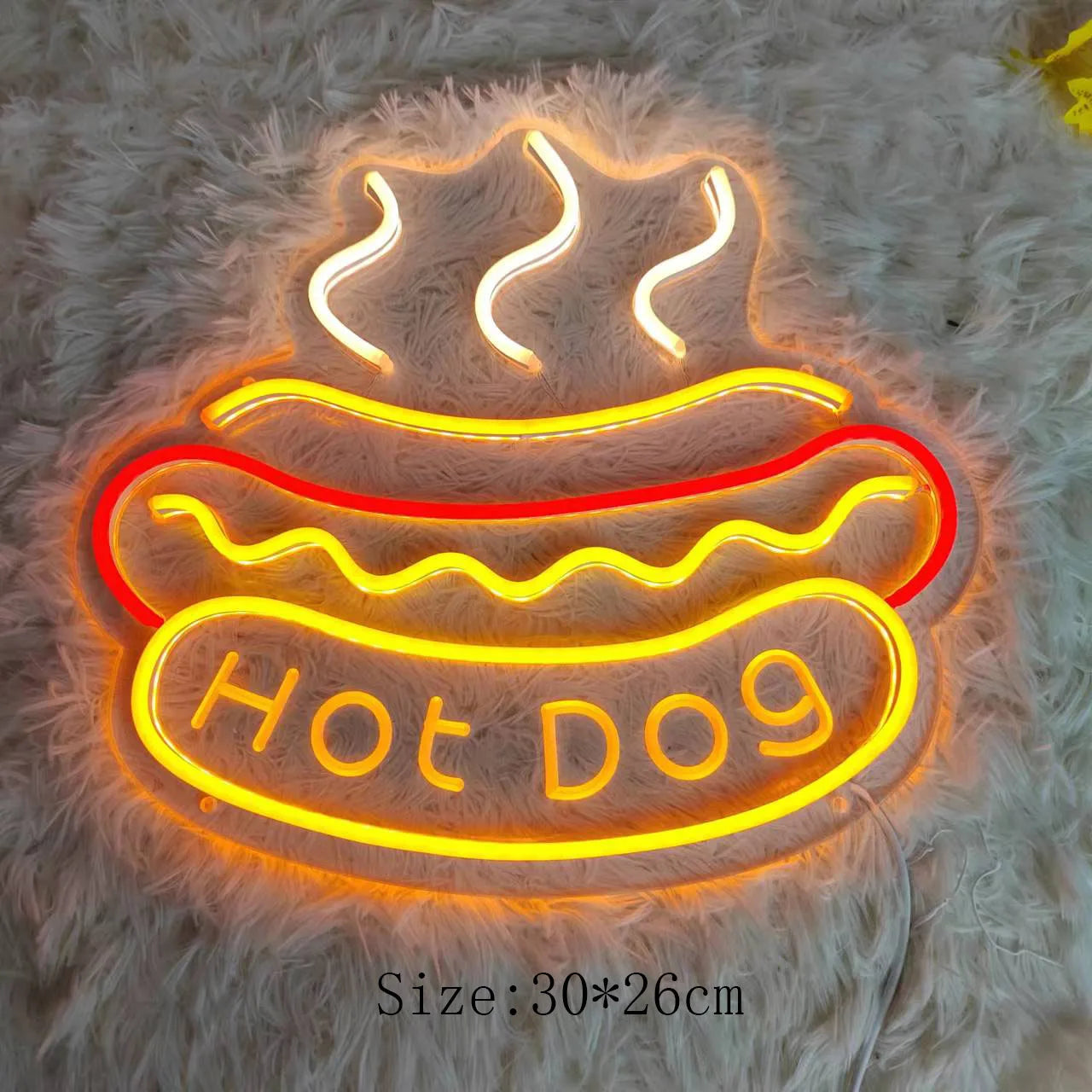 Avelena | Quickbite Fastfood Neonlicht Nachtlampe