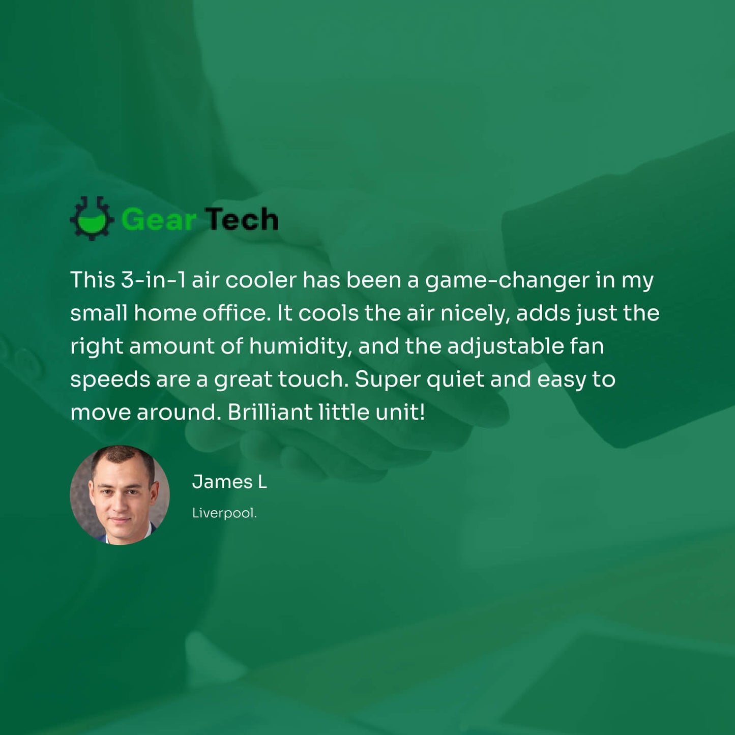 Avelena | 3-in-1 Luftkühler Luftbefeuchter | Tragbar, einstellbare Ventilatorgeschwindigkeiten & ideal für Schlafzimmer, Büros & kleine Räume