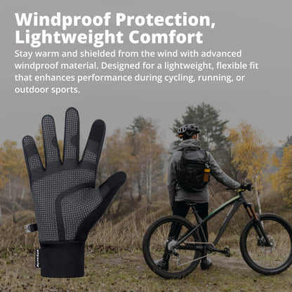 Avelena | Thermische Winter Fahrradhandschuhe UK | Wasserdicht, Winddicht & Touchscreen Warme Laufhandschuhe für Herren & Damen