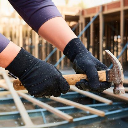 Avelena | Thermische wasserdichte Arbeits-Handschuhe – Strapazierfähige rutschfeste Winterhandschuhe mit Touchscreen für die Außenarbeit UK