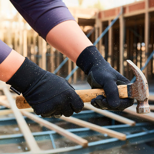 Avelena | Thermische wasserdichte Arbeits-Handschuhe – Strapazierfähige rutschfeste Winterhandschuhe mit Touchscreen für die Außenarbeit UK