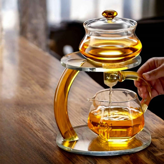 Avelena | TranquiliTea – Magnetische Glas-Teekanne mit Infuser für verbesserten Geschmack & Wellness