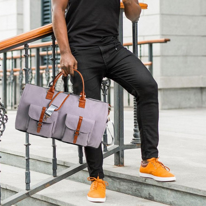 Avelena | Travel Duffel Bag Leather Carry On Luggage