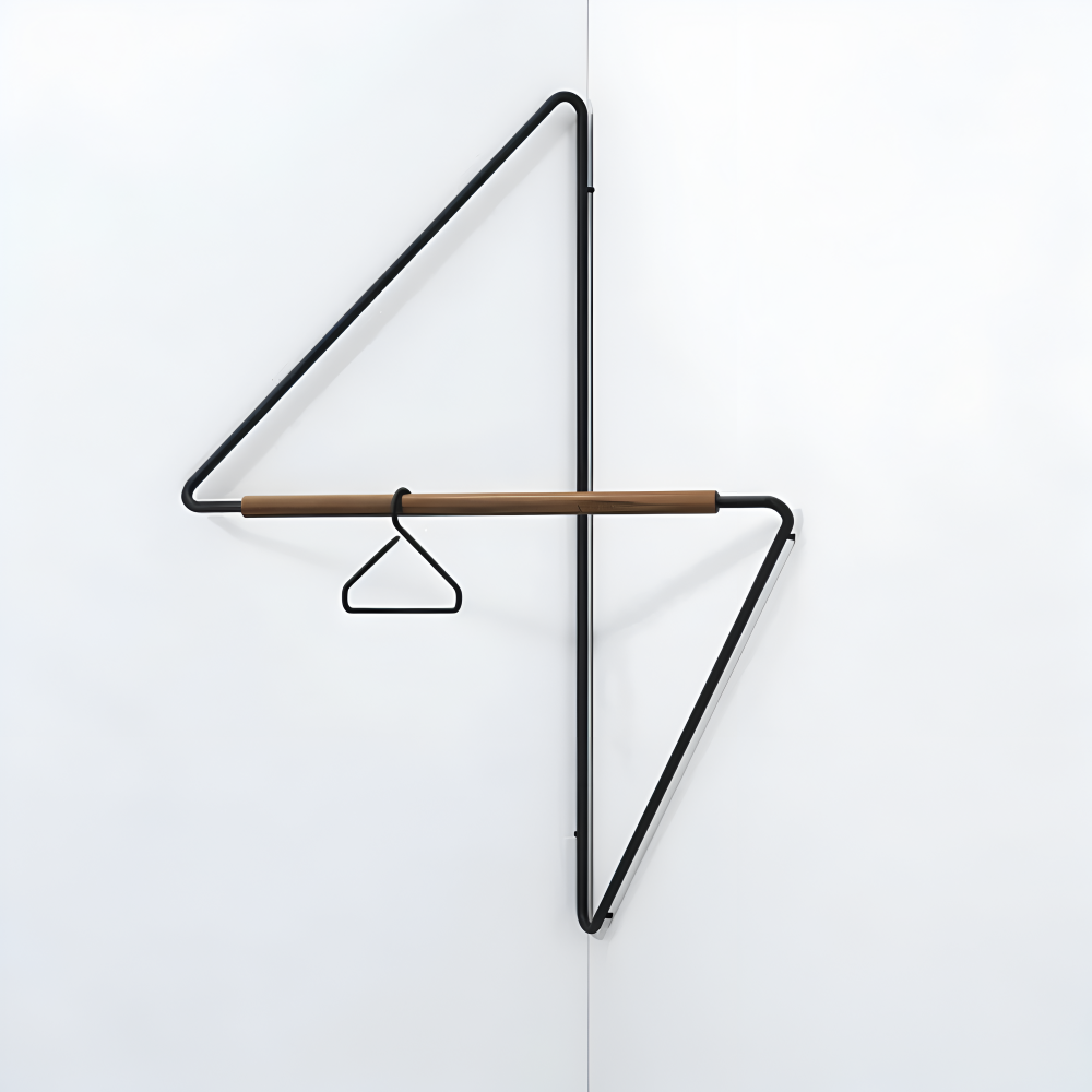 Avelena | Triad Kleiderständer – Geometrischer Multi-Zweck Metall Garderobenständer