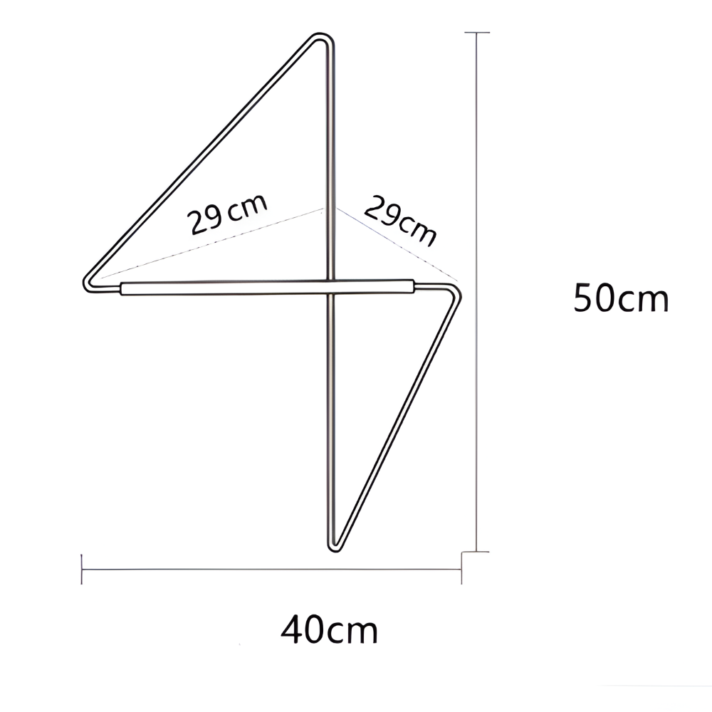 Avelena | Triad Kleiderständer – Geometrischer Multi-Zweck Metall Garderobenständer