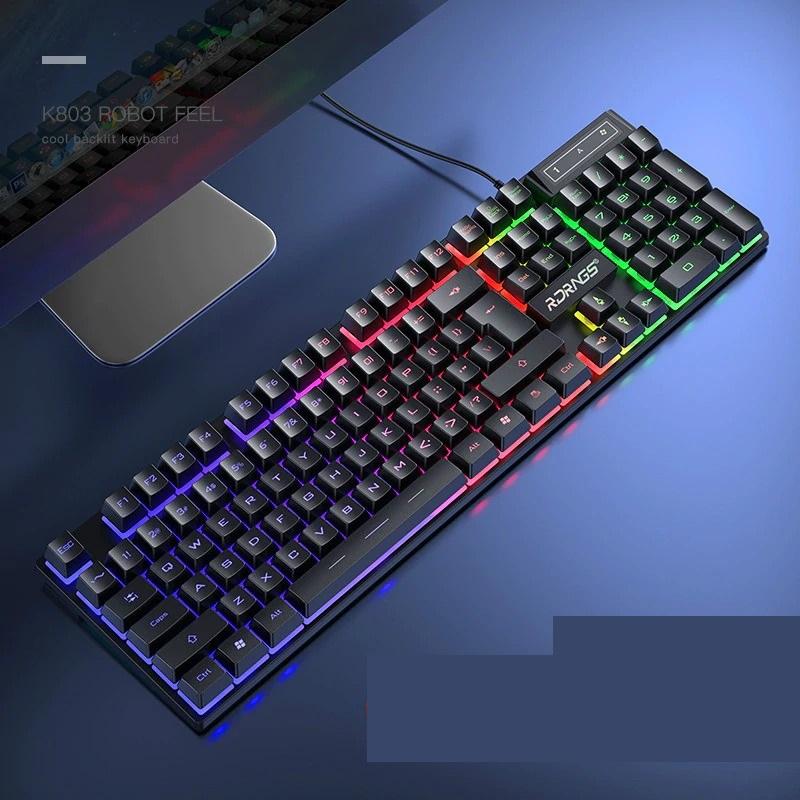 Avelena | Verkabelte Gaming Mechanische Hinterleuchtete Tastatur