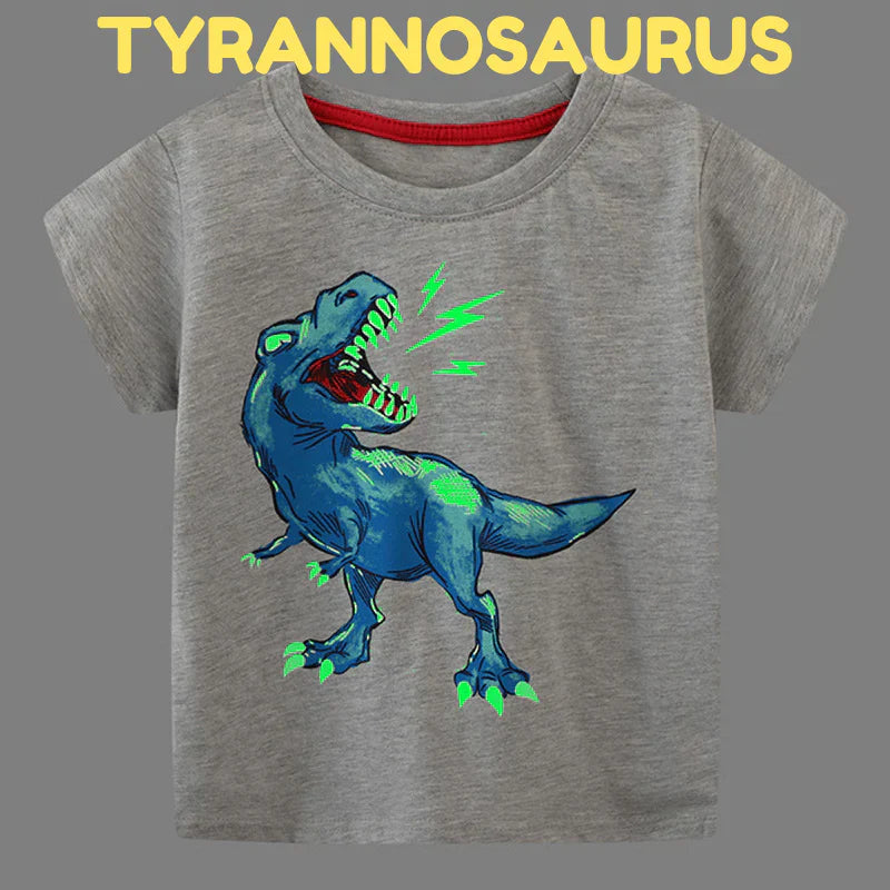 Avelena | Icone Dinoshirt Kinder Glow In The Dark Dinosaur T-Shirt