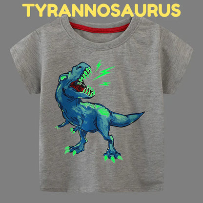 Avelena | Icone Dinoshirt Kinder Glow In The Dark Dinosaur T-Shirt