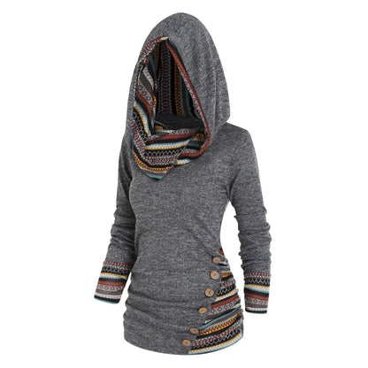 Avelena | Lässiger Tribal-Hoodie