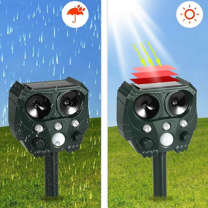 Avelena | EcoFence | Tiervertreiber – Solarbetriebene Ultraschallabwehr