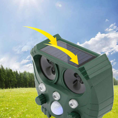 Avelena | EcoFence | Tiervertreiber – Solarbetriebene Ultraschallabwehr