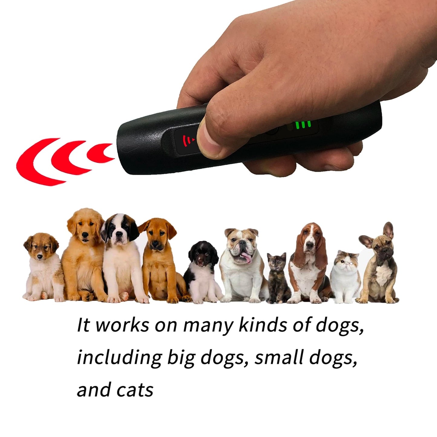 Avelena | Wagbarkpro Ultraschall Bellen Stopper für Hunde - Wiederaufladbar