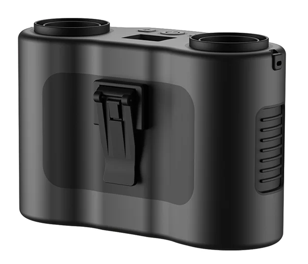 Avelena | Tragbarer Taillenklemmlüfter mit dualen Luftauslässen & 20.000mAh Akku – BreezeMate