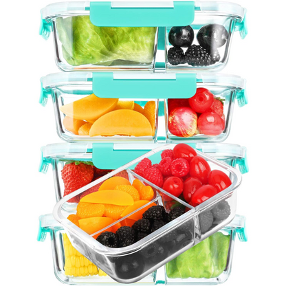 Avelena | Glas Meal Prep Container 5Er-Pack 1L