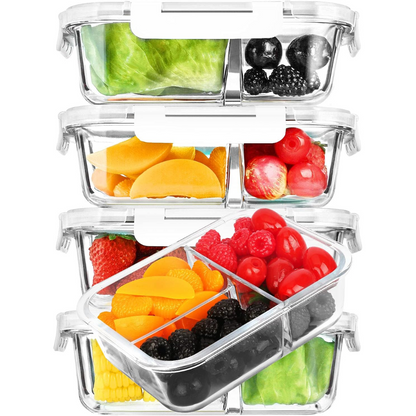 Avelena | Glas Meal Prep Container 5Er-Pack 1L