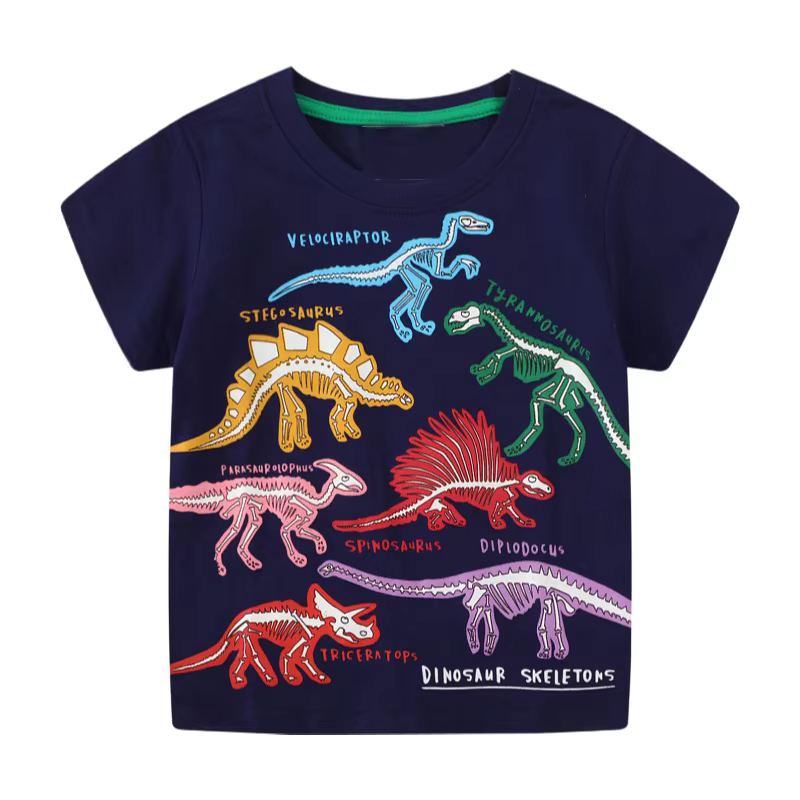 Avelena | Icone Dinoshirt Kinder Glow In The Dark Dinosaur T-Shirt