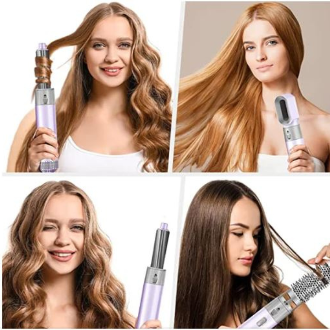 Avelena | Rose Hairstyler 5 I 1 Professionelles Haarstylingbürstenset