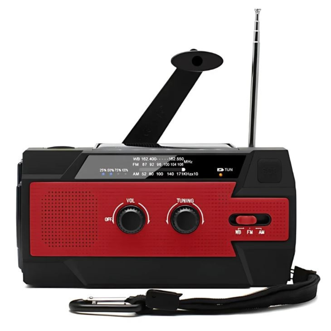 Avelena | Notfallradio Multifunktionales Solarbetriebenes Radio