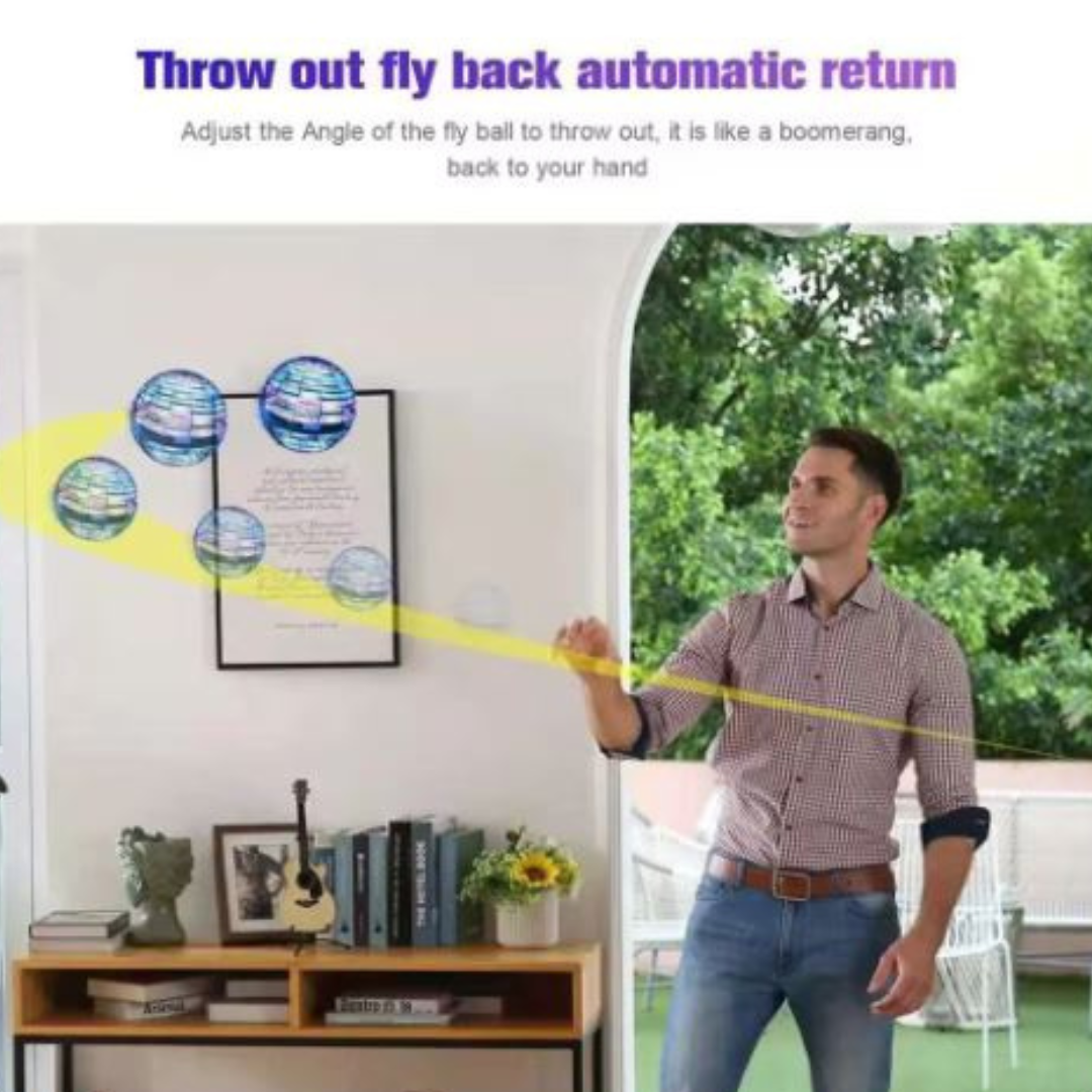 Avelena | Kletshuts Flyingball Magischer Boomerang Fliegender Ball-Spielzeug