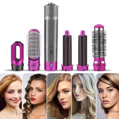 Avelena | Rose Hairstyler 5 I 1 Professionelles Haarstylingbürstenset