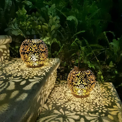 Avelena | Wetterfeste LED Solar-Hängeleuchte für den Garten