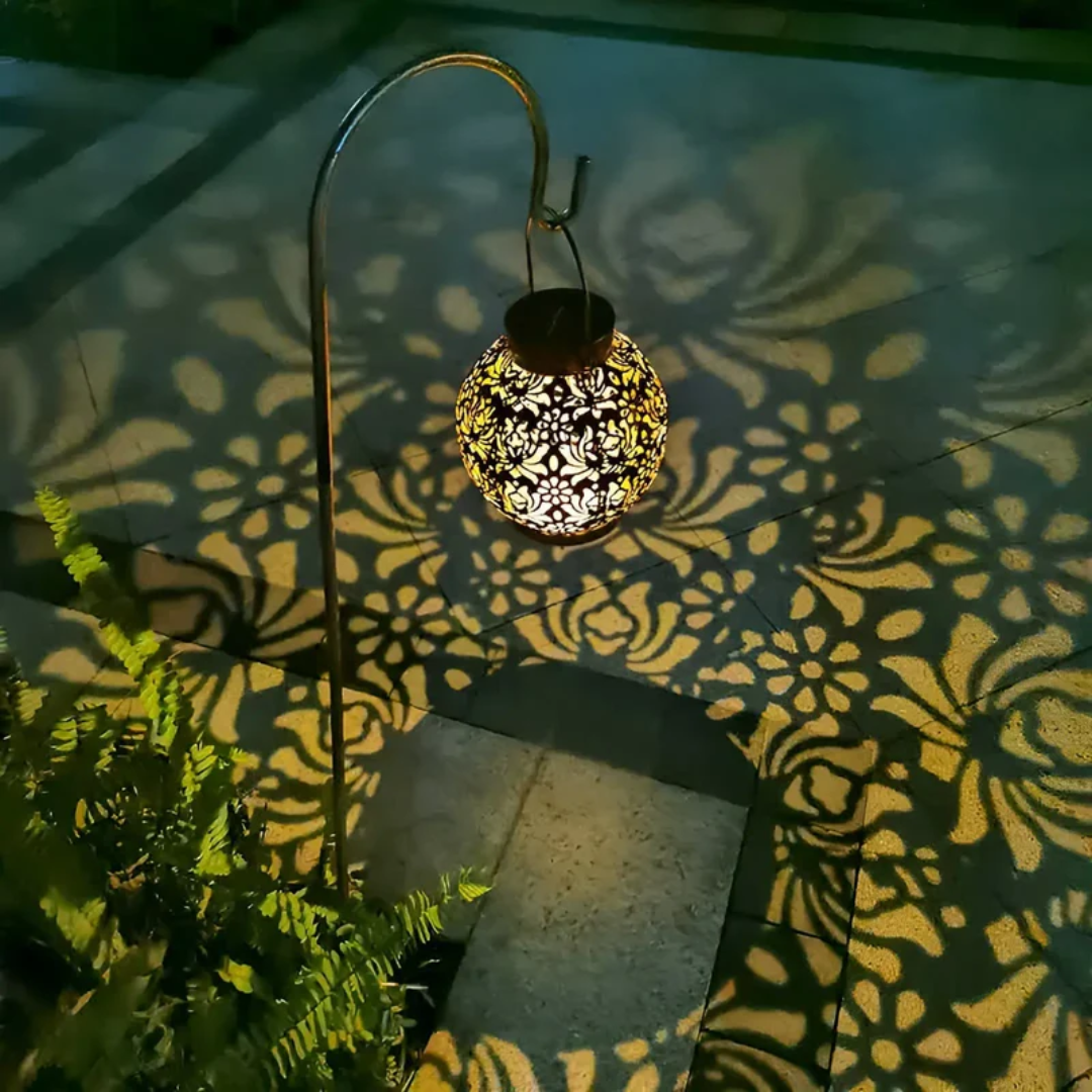 Avelena | Wetterfeste LED Solar-Hängeleuchte für den Garten