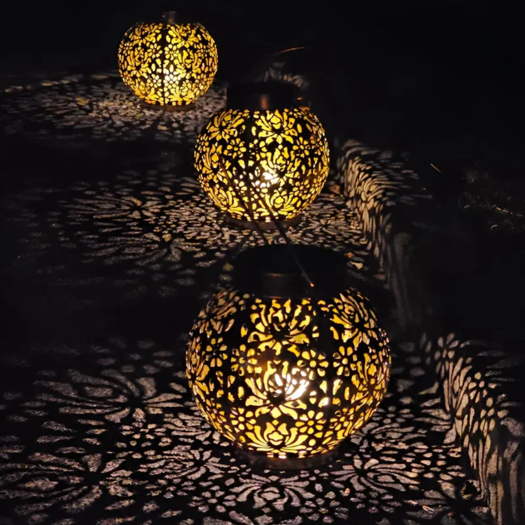 Avelena | Wetterfeste LED Solar-Hängeleuchte für den Garten