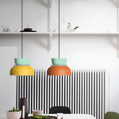 Avelena | VividGlow – Bunte Macaron LED Pendelleuchte | Modern, Stilvoll & Energieeffizient