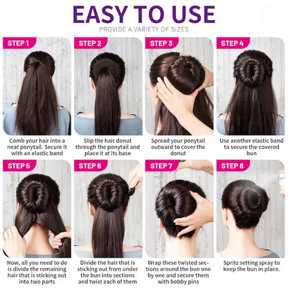 Avelena | Donut Knotenhilfe Set – 7 Ringe & Zubehör