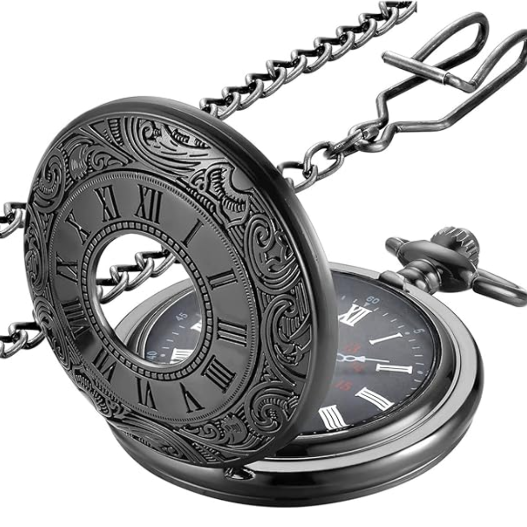 Avelena | Klassische Retro Taschenuhr für Männer