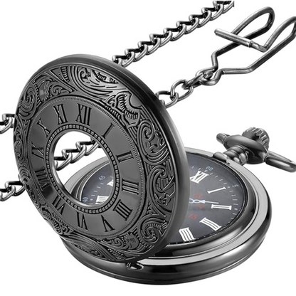 Avelena | Klassische Retro Taschenuhr für Männer