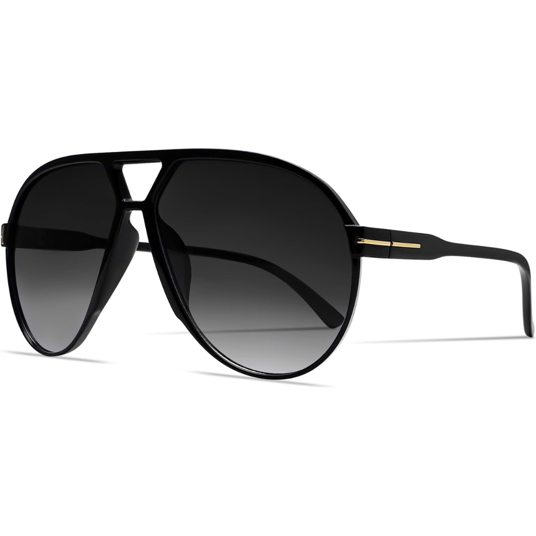 Avelena | Retro Große Fliegerbrille
