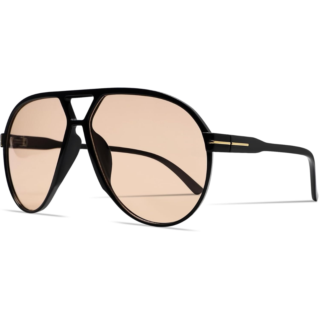 Avelena | Retro Große Fliegerbrille