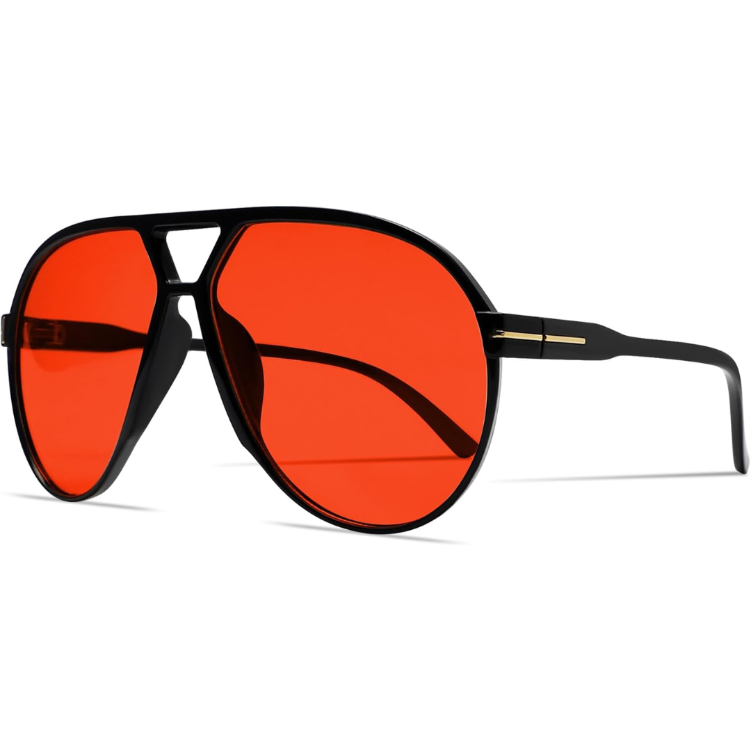 Avelena | Retro Große Fliegerbrille