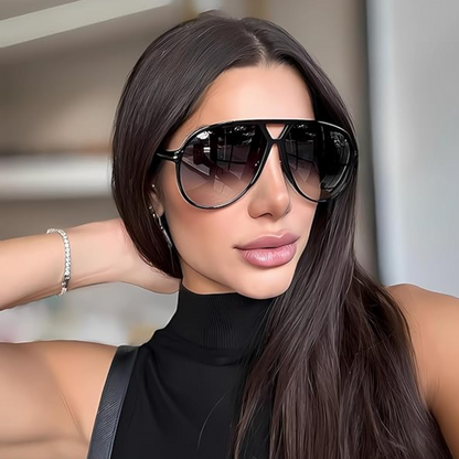 Avelena | Retro Große Fliegerbrille