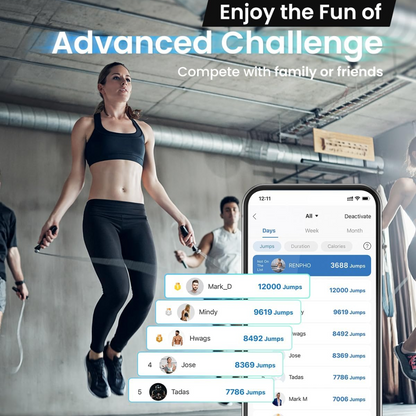 Avelena | Intelligentes Springseil mit App und Knotenlosem Design