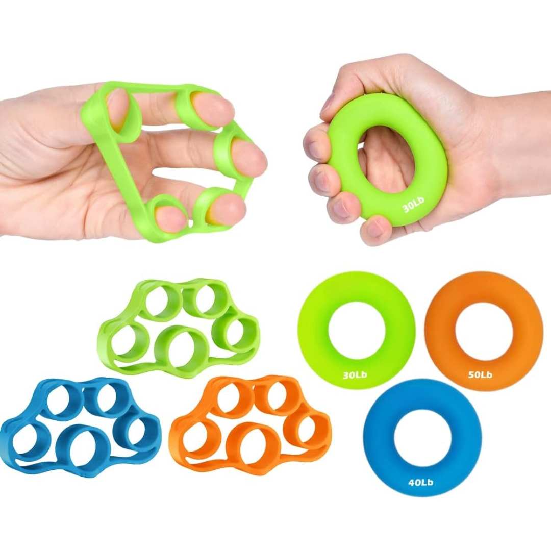 Avelena | Set Handverstärker für Krafttraining - 6 Stück