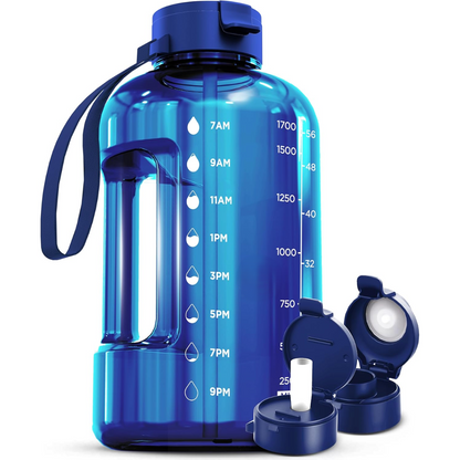 Avelena | Elegante 2L Wasserflasche mit Zeitindikator