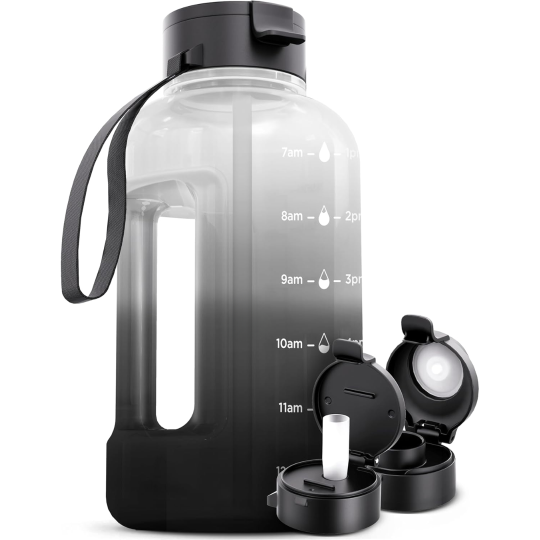 Avelena | 2L Wasserflasche mit Zeitmarkierung – Bpa-Frei